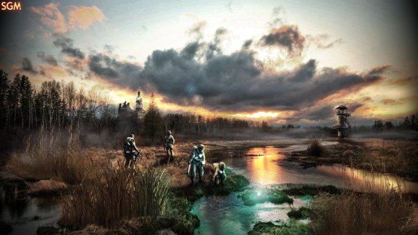 Сталкер дом на болоте