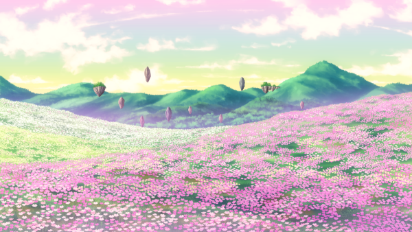 Пейзажи из аниме