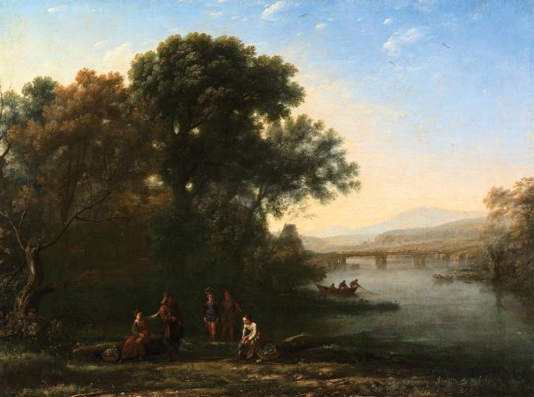 Клод Лоррен пасторальный пейзаж