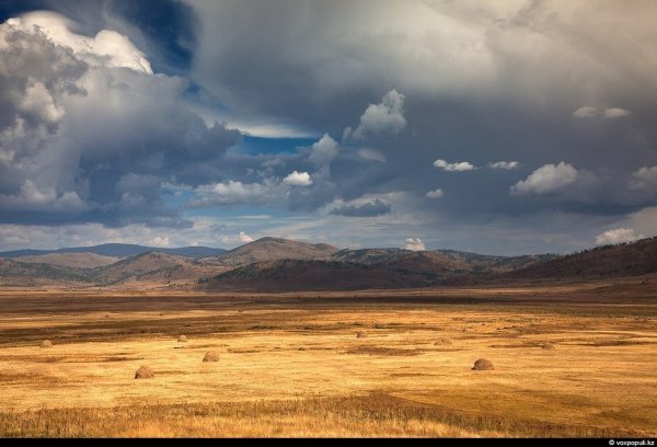 Казахская степь Караганда