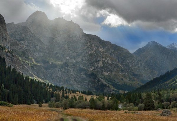 Коринское ущелье джунгарский Алатау