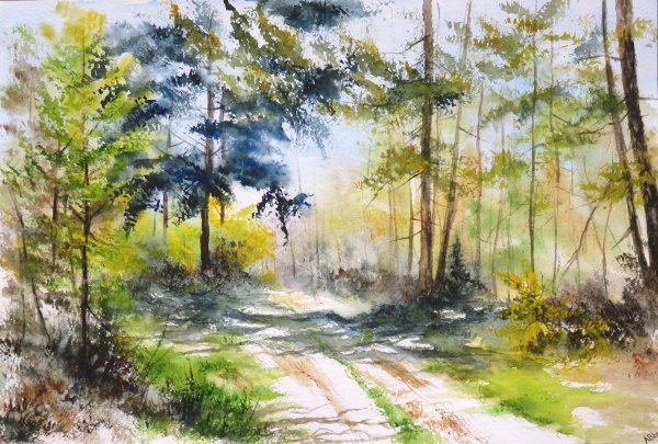 Анна Армона акварель