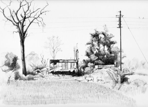 Скетчинг пейзаж