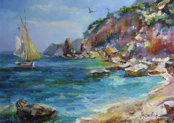 Сахаров Крымский пейзаж