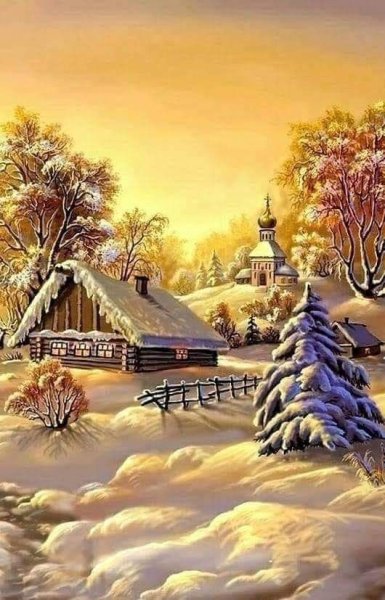 Новогодний пейзаж