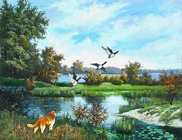 Художник Виктор Несмеянов.пейзажи