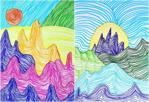 Пейзажи для скетчинга