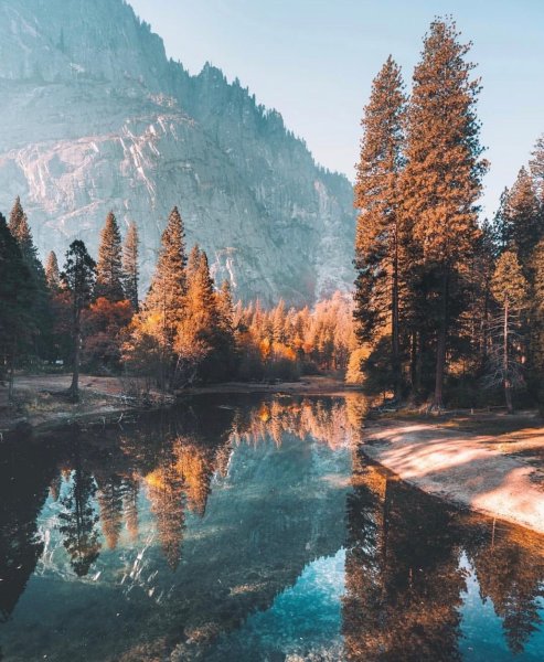 Озеро Морейн в Канаде