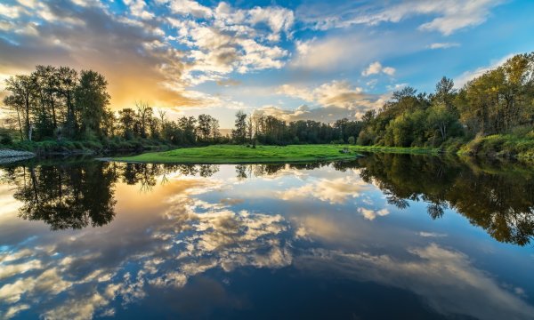 Озеро Мэтсон, новая Зеландия