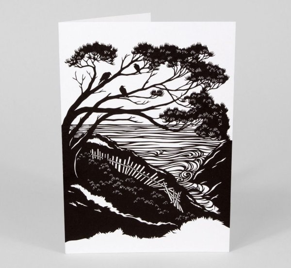 Вереск линогравюра