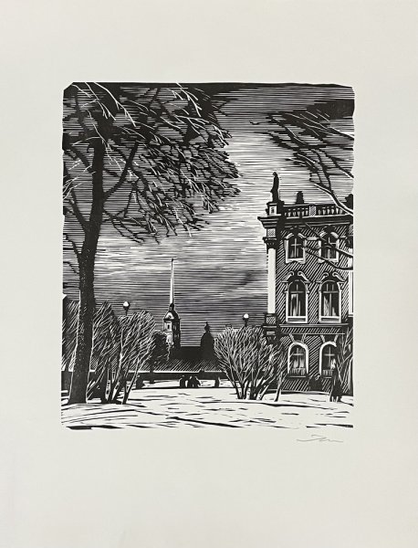 Эстамп Ксилография