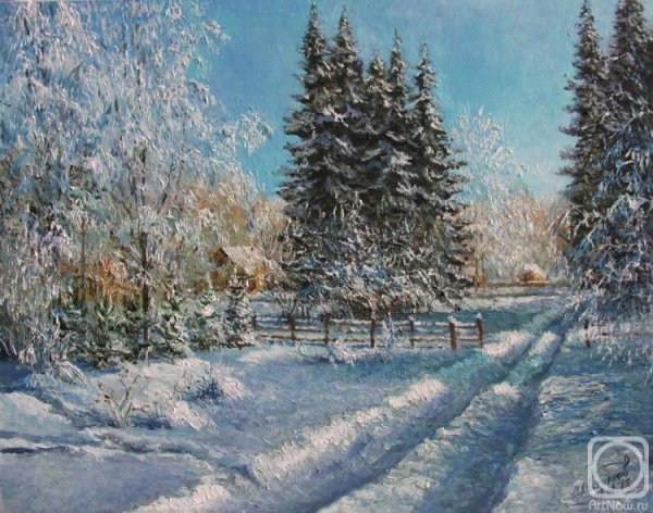 Юшкевич Виктор Николаевич художник картины зима