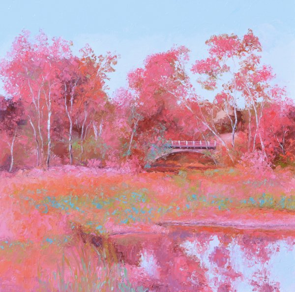 Пейзажи в розовом цвете