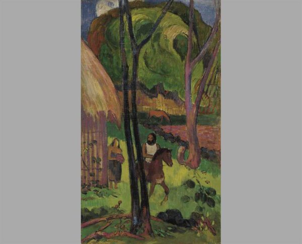 Гоген пейзажи Луга