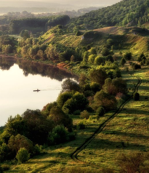 Меловые горы в Воронежской области Дивногорье