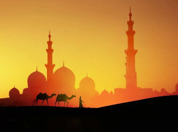 Мечеть на закате