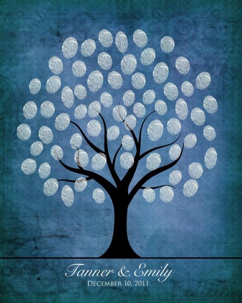 Рисование отпечатками пальцев