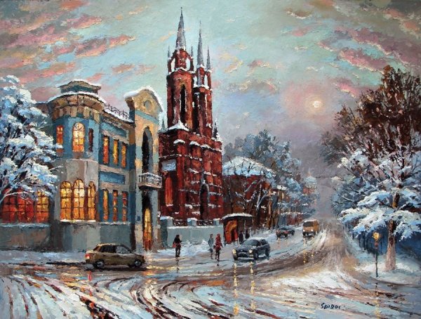 Самарские пейзажи картины Дмитрия Спироса