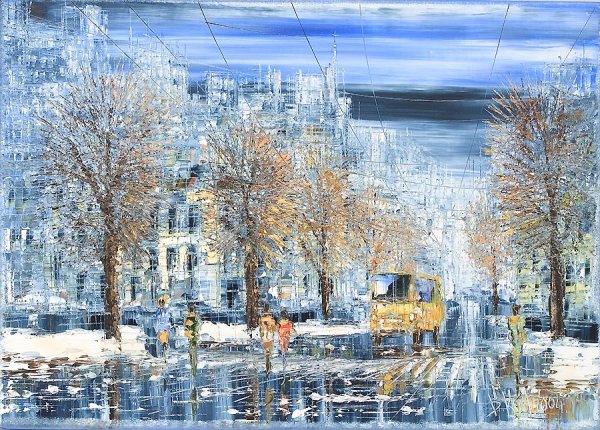 Дмитрий Кустанович городские пейзажи