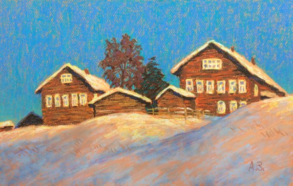 Марина Юкиш сухая пастель