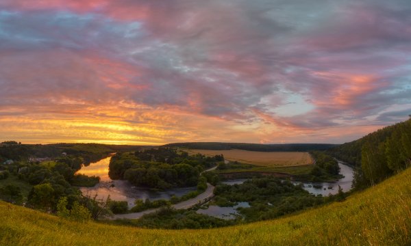 Река красивая меча Ефремовский район
