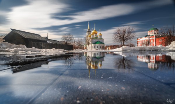 Церковь Михаила Архангела на мече Тульская область