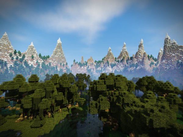 Обои майнкрафт