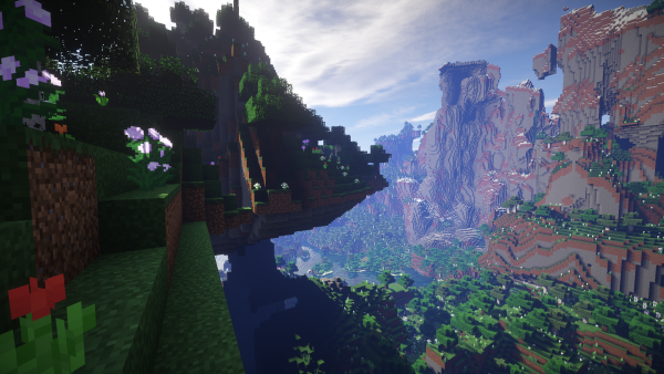 Красивая природа в МАЙНКРАФТЕ