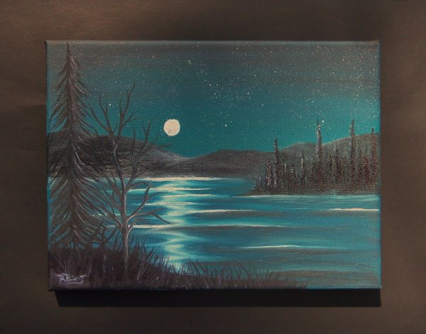 Акрилом на холсте для начинающих