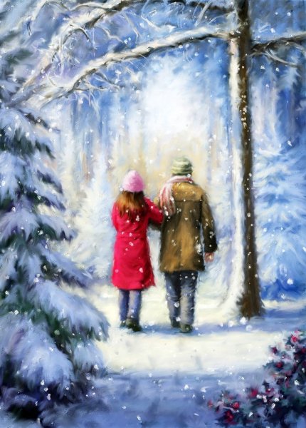 Лысенко-Ткачук Ирина Васильевна зима. Воскресный день картины