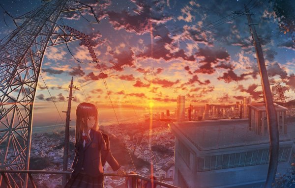 Аниме пейзаж