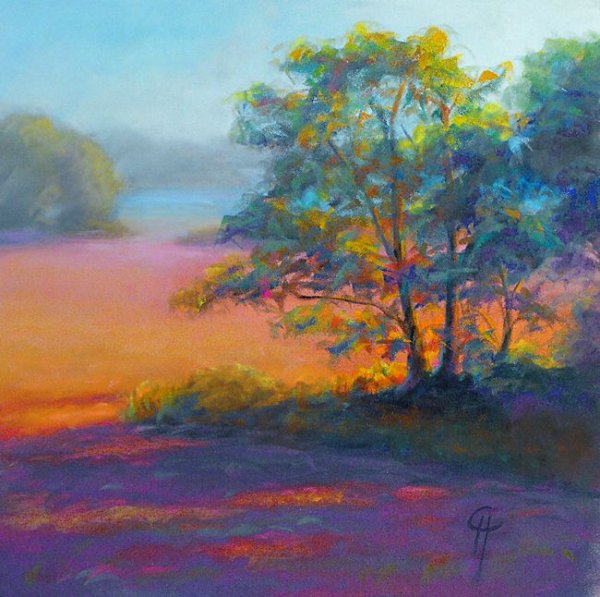 Яркие картины пастелью