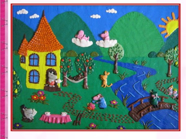 Картины из пластилина