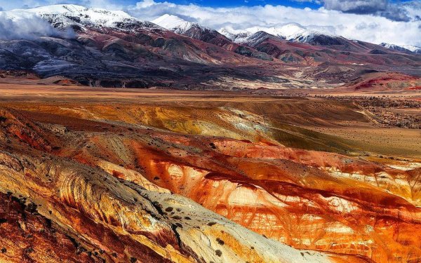 В долину реки Кызыл-чин. Марсианские пейзажи