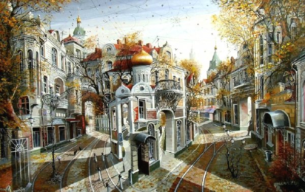 Москва в конце апреля