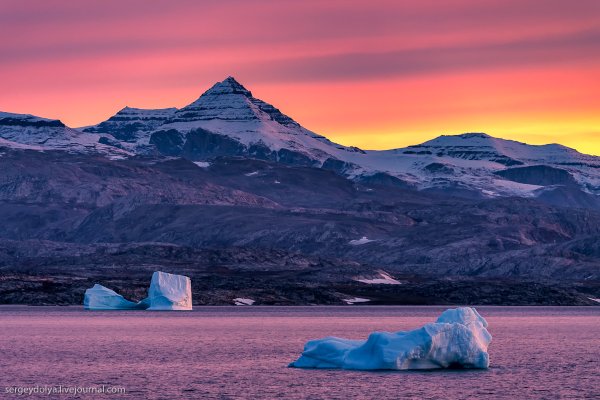 Арктическое лето Гренландия