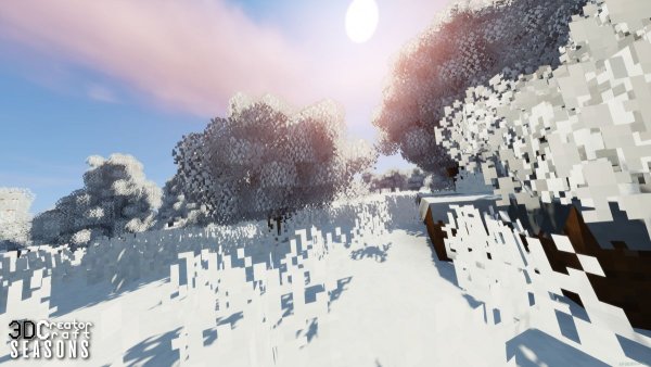 Зимний биом в майнкрафт