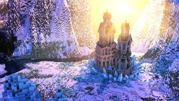 Новогодний фон майнкрафт