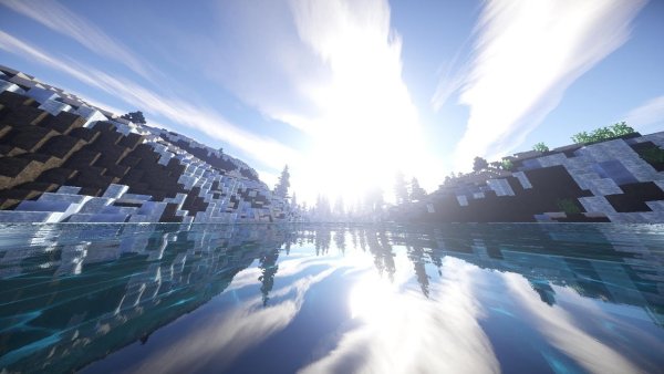 Снежные горы в МАЙНКРАФТЕ