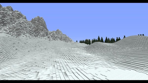 Красивые места в МАЙНКРАФТЕ зима