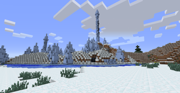 Снегопад в МАЙНКРАФТЕ