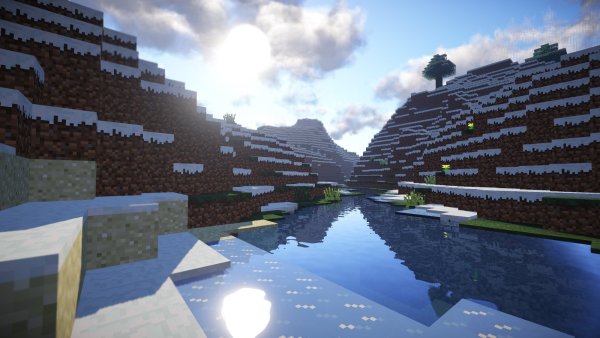 Зимний биом в майнкрафт