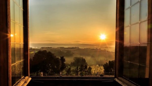 Вечернее окно