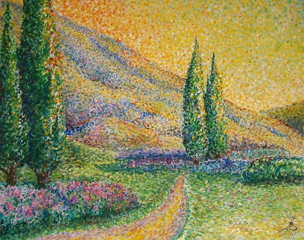 Пуантилизм Жорж сёра Поль Синьяк