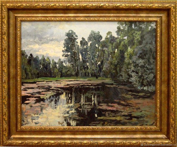 Заросший пруд Домотканово