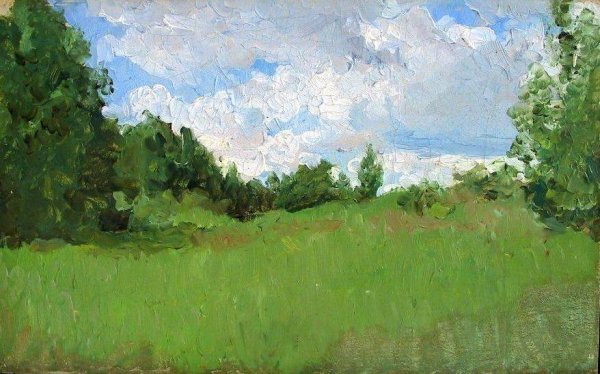 Этюды Домотканово Серов