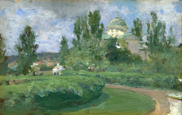 Валентин Александрович Серов. «Прудик. Абрамцево». 1886.