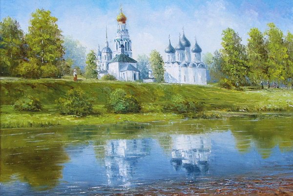 Михаил Сатаров храм у реки