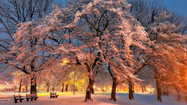 Зимний мостик