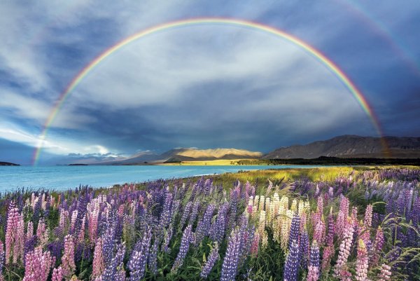 Радуга над озером